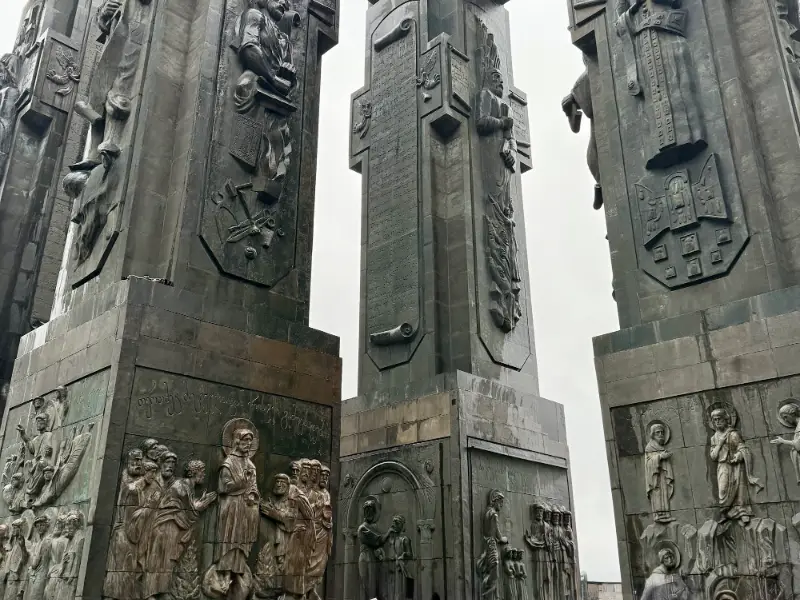 The Chronicles of Georgia monument in Tbilisi